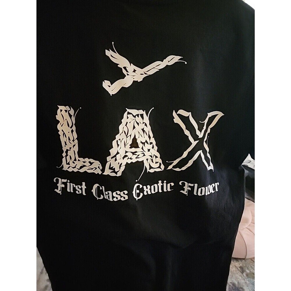 LAX T-Shirt First Class Exotic Flower Crown In LA‎ SZ Small CR6 NWT Excellent